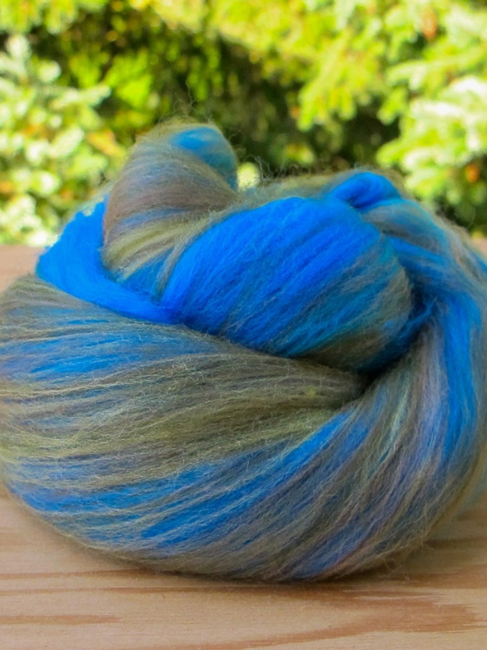 Karvy Merino Wool Handcarded Fiber Art Batts Spinning Weaving Nuno Felting
